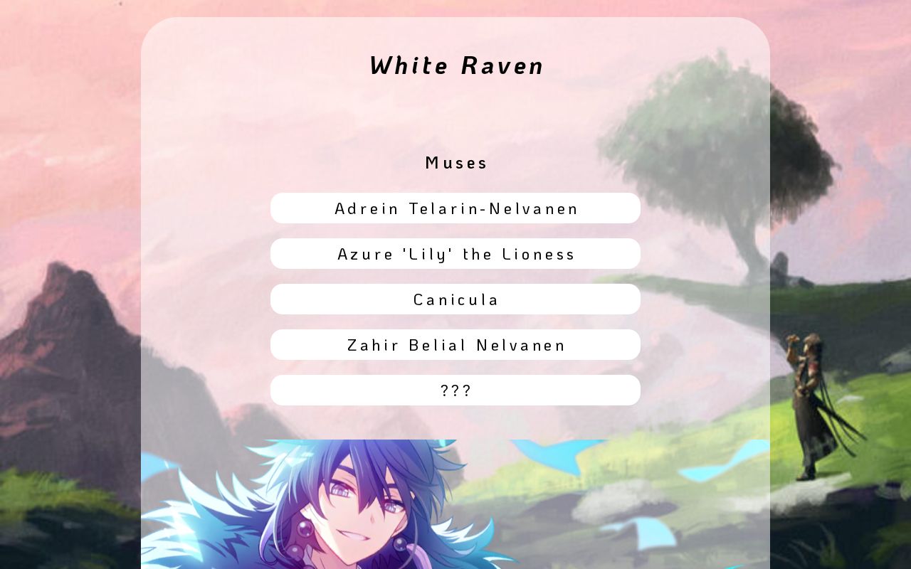 Carrd profile picture for @whiteraven